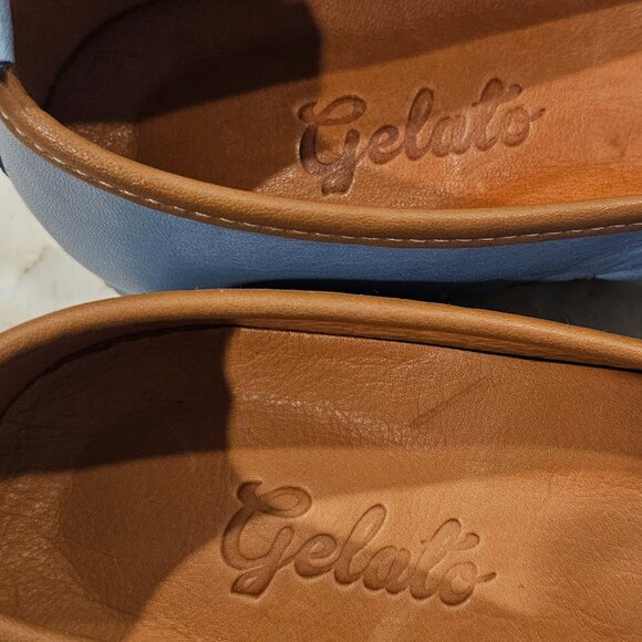 NEW! LEATHER  GELATO LOAFERS - Picture 6 of 7